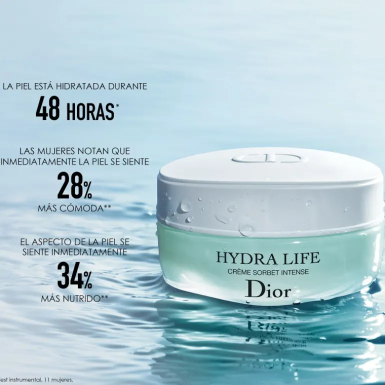 DIOR HYDRA LIFE CRÈME SORBET INTENSECrème hydratante pour le visage et le cou - hydrate, nourrit et embellit