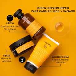 Keratin Repair Shampooing Nourrissant Et Réparateur Pour Cheveux Secs Et Abîmés