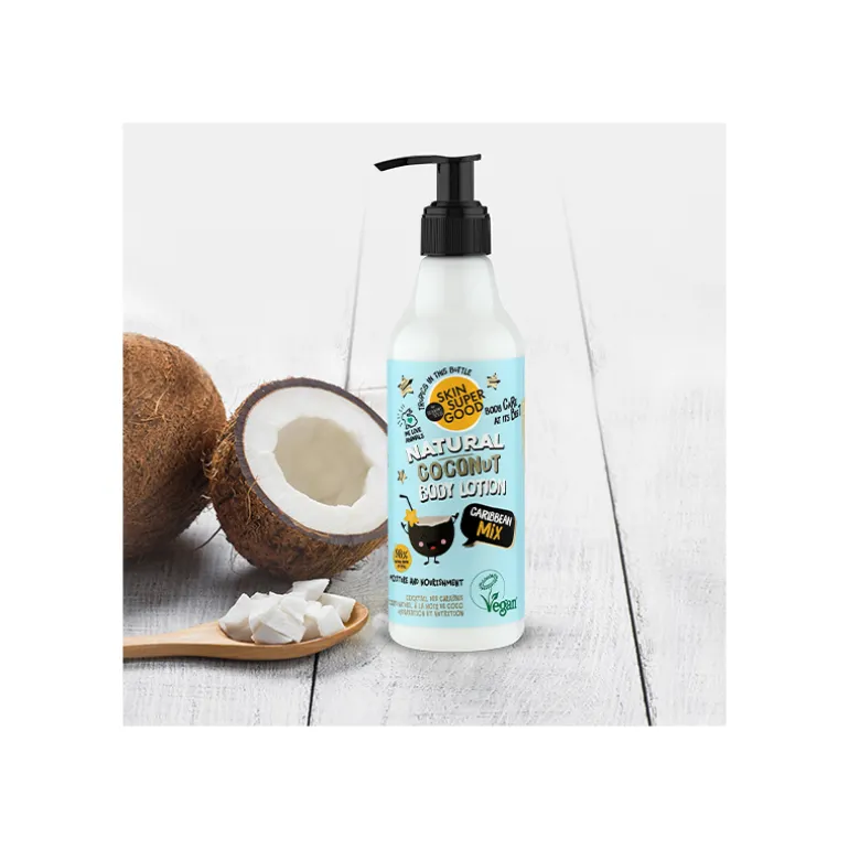 Lait Corporel Naturel à la Noix de Coco Caribbean Mix