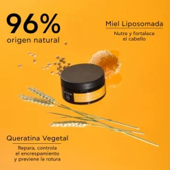Masque Nourrissant Et Réparateur À La Kératine Pour Cheveux Secs Et Abîmés