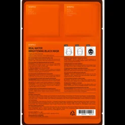 Real Water Brightening Black Mask