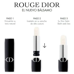 ROUGE DIOR BALM RECARGABaume à lèvres universel - 95 % d'ingrédients d'origine naturelle - soin floral hydratant - rechargeable