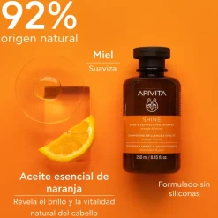 Shampooing Brillance Et Vitalité Au Miel Et À L'orange