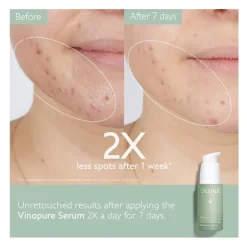 SÉRUM VINOPURE 30ML + FLUIDE MATIFIANT 15ML BOÎTE CADEAU