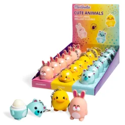 World Animals Lip Balm Keychain