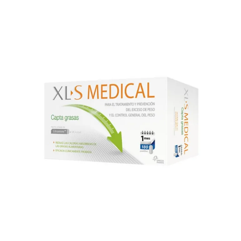 Xls Medical Captagrasas 180 Comp.